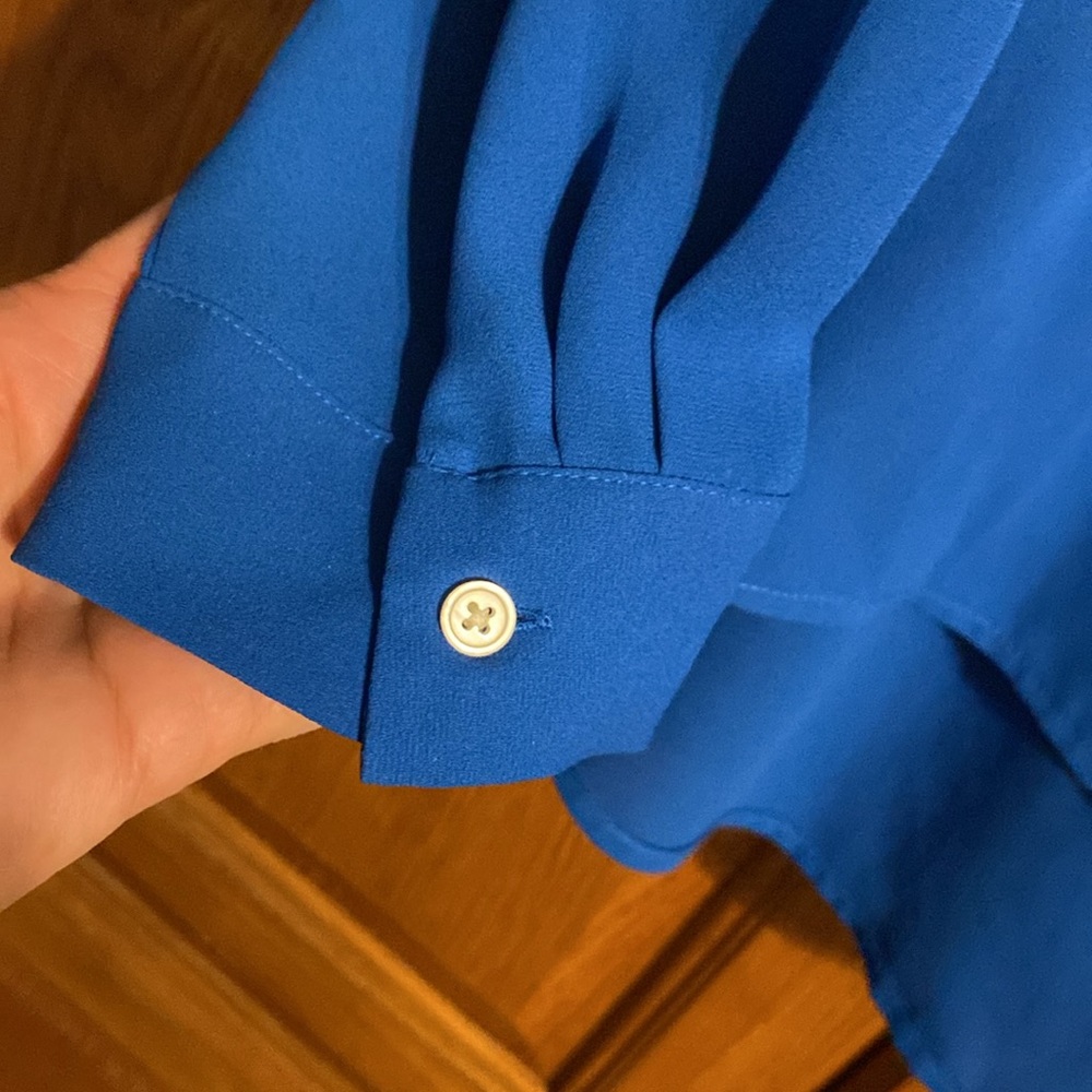 Loft Button Down Blouse. - image 4